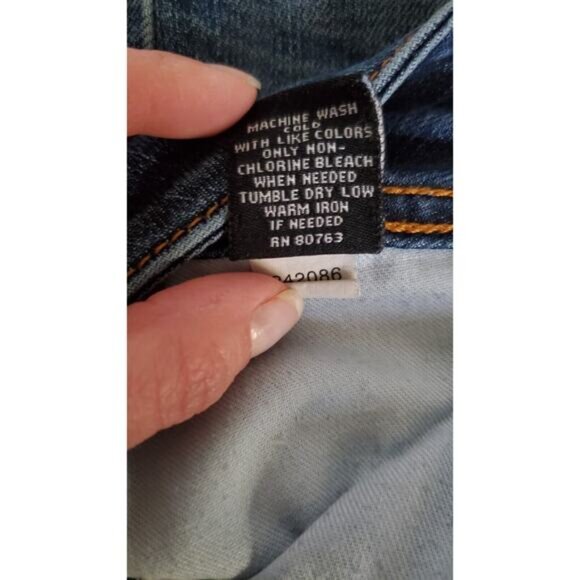 Victoria's Secret VS Hipster Medium Wash Destructive Jeans - Women's Size 2 - Picture 7 of 7